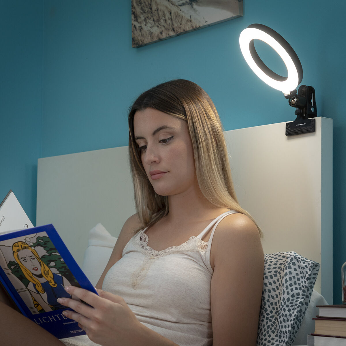 Selfie Lichtring mit Halteklammer Lumahoop InnovaGoods